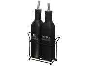 Galheteiro de Vidro Hauskraft com Suporte 2 Peças Manhattan 300ml