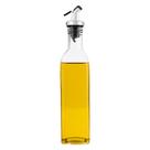 Galheteiro de Vidro Porta Azeite 500ml Garrafa Mesa com Bico Dosador Vinagre Lemis