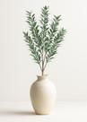 Galho Artificial Cherry 5 Ramos 70cm p/ Arranjos Decor