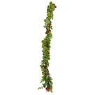 Galho Barry Folhas e Azevinhos 120cm C/1Unid 1092326