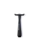 Galho de Barbear Razor Leaf Preto - Todo em Metal e Ecológico