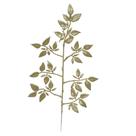 Galho Decorativo Dourado Brilho Folhas Mini 39cm