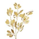 Galho Decorativo Folhas Douradas 70cm