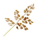 Galho Eucalipto Champanhe Glitter 85cm Enfeite Natalino Luxo Decoração Ornamento Árvore Artificial Galho Eucalipto Champanhe Glitter 85cm Enfeite Natalino Luxo Decoração Ornamento Árvore Artificial