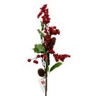 Galho Natalino Berry 65cm - Tok da Casa