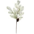 Galho Natalino Folhagens Nevada Berries Branco e Pinha 68cm - Magizi Galho Natalino Folhagens Nevada Berries Branco e Pinha 68cm - Magizi