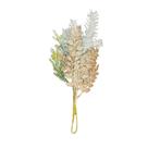Galho Pick - Folha Verde/Ouro - 40cm - 1 unidade - Cromus - Rizzo