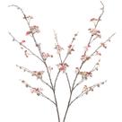 Galhos artificiais de flor de cerejeira para decoração de casa (2 unidades)