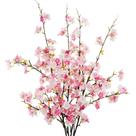 Galhos de flores artificiais de flor de cerejeira obbsie 39,4 polegadas