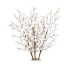Galhos De Frutas Brancas Artificiais De 58cm Para Decoração De Natal, Decoração De Árvore Com Neve