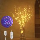 Galhos iluminados Hairui 150L 8 funções Warm White Fairy Lights Galhos iluminados Hairui 150L 8 funções Warm White Fairy Lights