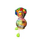 Galinha de Cabaça Sentada com Bobs Pernas e Lenço 10 a 12cm