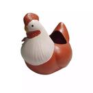Galinha Elegance Aberta Porta Ovos Grande Ceramica Ferrugem Galinha Elegance Aberta Porta Ovos Grande Ceramica Ferrugem