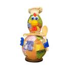 Galo Chef de Cozinha em Cabaça e Biscuit Gourmet 10 a 12 cm