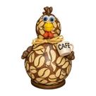 Galo em Cabaça Decorativo Cantinho do Café e Cozinha 13 a 15cm
