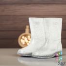 Galocha Bota de Chuva Infantil Impermeável com Led