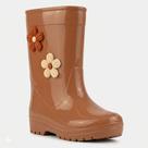 Galocha Bota Infantil Baby Menina Luelua Flor Impermeável