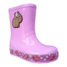 Galocha Flat Bota de Chuva Infantil Menina Luelua Capivara 1