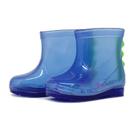 Galocha Infantil KidSplash Masculina Baby Dino Transparente Azul Neon