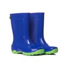 Galocha Infantil KidSplash Masculina Lisa Azul Neon