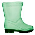 Galocha Infantil Transparente Verde Masculina Pimpolho