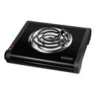 Gama de buffet portátil BLACK+DECKER SB1001B com queimador único Gama de buffet portátil BLACK+DECKER SB1001B com queimador único