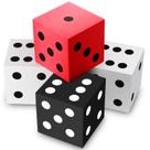 Game Dice Shappy Jumbo Foam Dice 9 cm Soft, pacote com 4