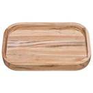 Gamela Tramontina Retangular em Madeira Mista com Acabamento Natural 40x25 cm 13208052