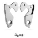 Gancheira Gantech GE173 para KHS/Cube/TSW jump/High One prata