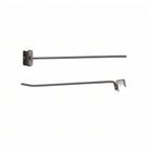 Gancheira Simples Amapa Lx 30 cm Preto Kit 50 Gancheira Simples Amapa Lx 30 cm Preto Kit 50