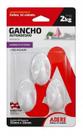 GANCHO ADERE AUTOADESIVO Branco M COM 3
