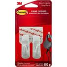 Gancho Adesivo 3M Branco Plastico 450G 2Pecas H0001932278