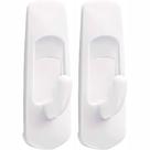Gancho Adesivo Command Branco Pequeno 2 Unidades - H0001932278 - 3m Gancho Command 3m H0001932278