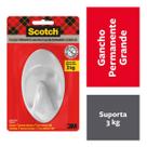 Gancho adesivo de parede grande super forte 3m scotch