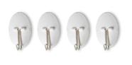Gancho Adesivo Plastico Branco Pequeno C/04UN Secalux 231100 Gancho Adesivo Plastico Branco Pequeno C/04UN Secalux 231100
