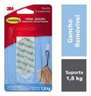 Gancho Adesivo Transparente 1,8kg 3M