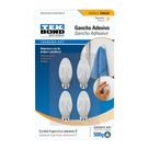 Gancho âmbar de plastico branco P TekBond Gancho âmbar de plastico branco P TekBond