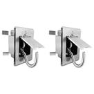 Gancho Armador Rede Alianca Luxo Embutir Cromado 7323 Ip