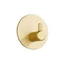 Gancho Autocolante Circular Dourado Parede Banheiro Elegante Gancho Autocolante Circular Dourado Parede Banheiro Elegante