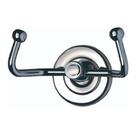 Gancho Cabideiro Duplo Porta Toalha Parede Metal Inox