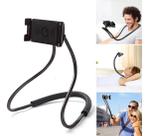 Gancho Celular Pescoço Articulado Flexível 360 Graus Suporte Preguiçoso Universal Smartphone