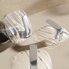 Gancho Concha Suporte De Parede Cabideiro Para Toalha Lavabo Banheiro Metal Organização