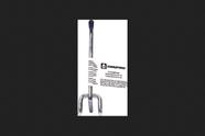 Gancho de armazenamento Crawford 4" Double Straight Peg Hook Zinc