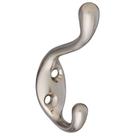 Gancho de armazenamento National Hardware N331-009 Satin Nickel Heavy Duty Gancho de armazenamento National Hardware N331-009 Satin Nickel Heavy Duty