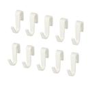 Gancho de cozinha Happy Coaster Hook com ganchos S 10 peças brancas Gancho de cozinha Happy Coaster Hook com ganchos S 10 peças brancas