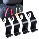 Gancho de encosto de cabeça para assento de carro, organizador de armazenamento Amooca Hanger, pacote com 4