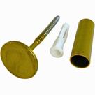 Gancho de Parede Metal 3cm Dourado Cabideiro Fixador Espelho Duler Cabide