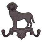 Gancho de parede RIXIGOOD Cast Iron Dog para pendurar em marrom rústico Gancho de parede RIXIGOOD Cast Iron Dog para pendurar em marrom rústico
