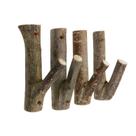 Gancho de parede Tsnamay Real Wood Tree Branch Farmhouse Rustic x4