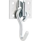 Gancho de Rede para Parafusar Zincado Max 02 PEÇAS/01 PAR Gancho de Rede para Parafusar Zincado Max 02 PEÇAS/01 PAR